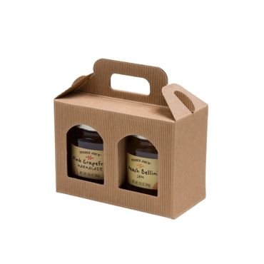 Double Jar Packaging Box with Carrier