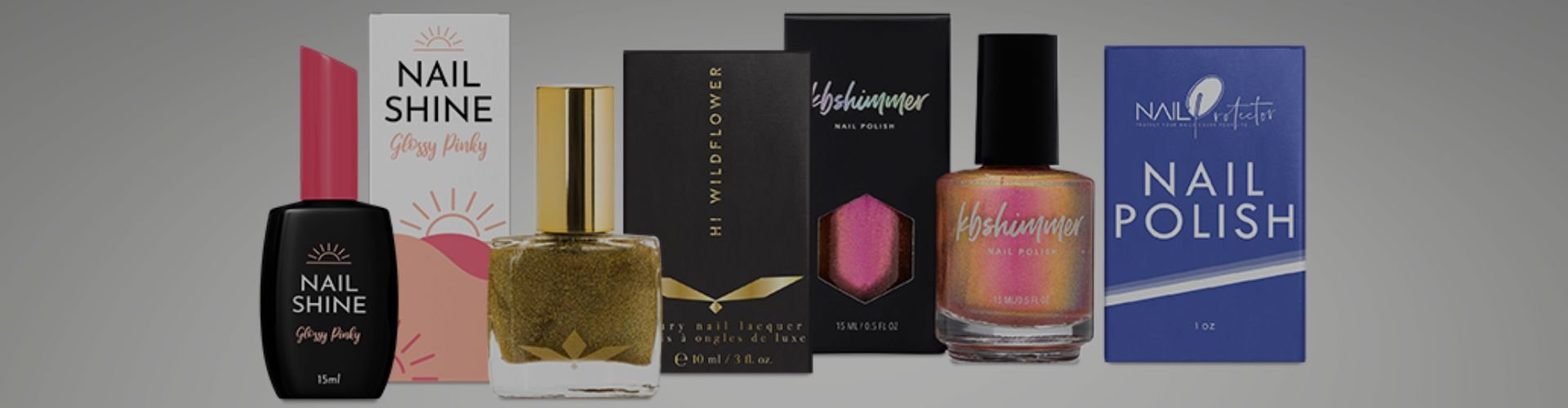 Golden Idea Custom Packaging Box for Nail Polish