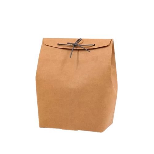 Recycled Food Carryout Grocery Brown Kraft Paper Bag