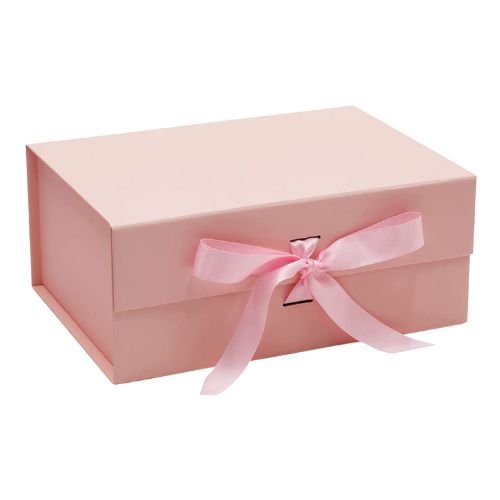 Large Type Wig Packaging Box with Ribbon