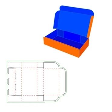 Roll End Tuck Top Mailer Template