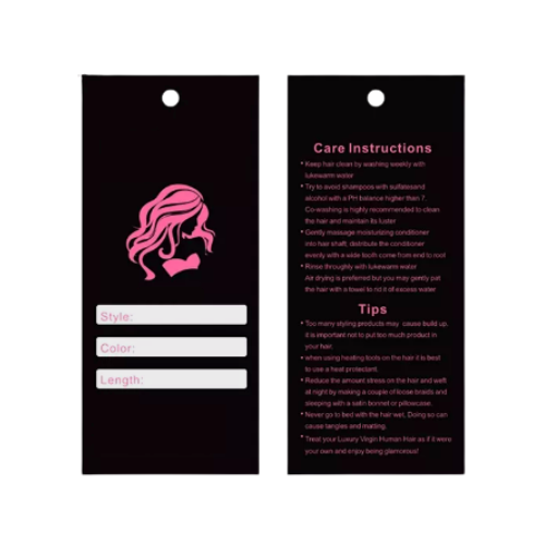 Two-Sided Paper Tags