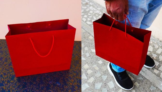 Various products that paper shopping bags can carry